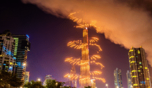 burj khalifa light show timings