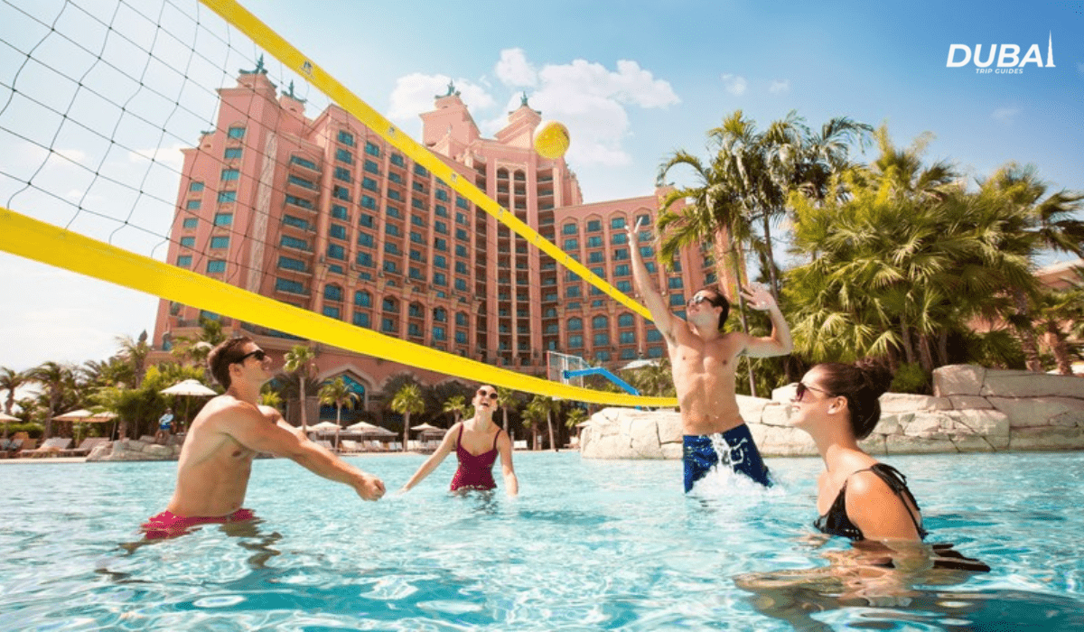 atlantis the palm swimming pool